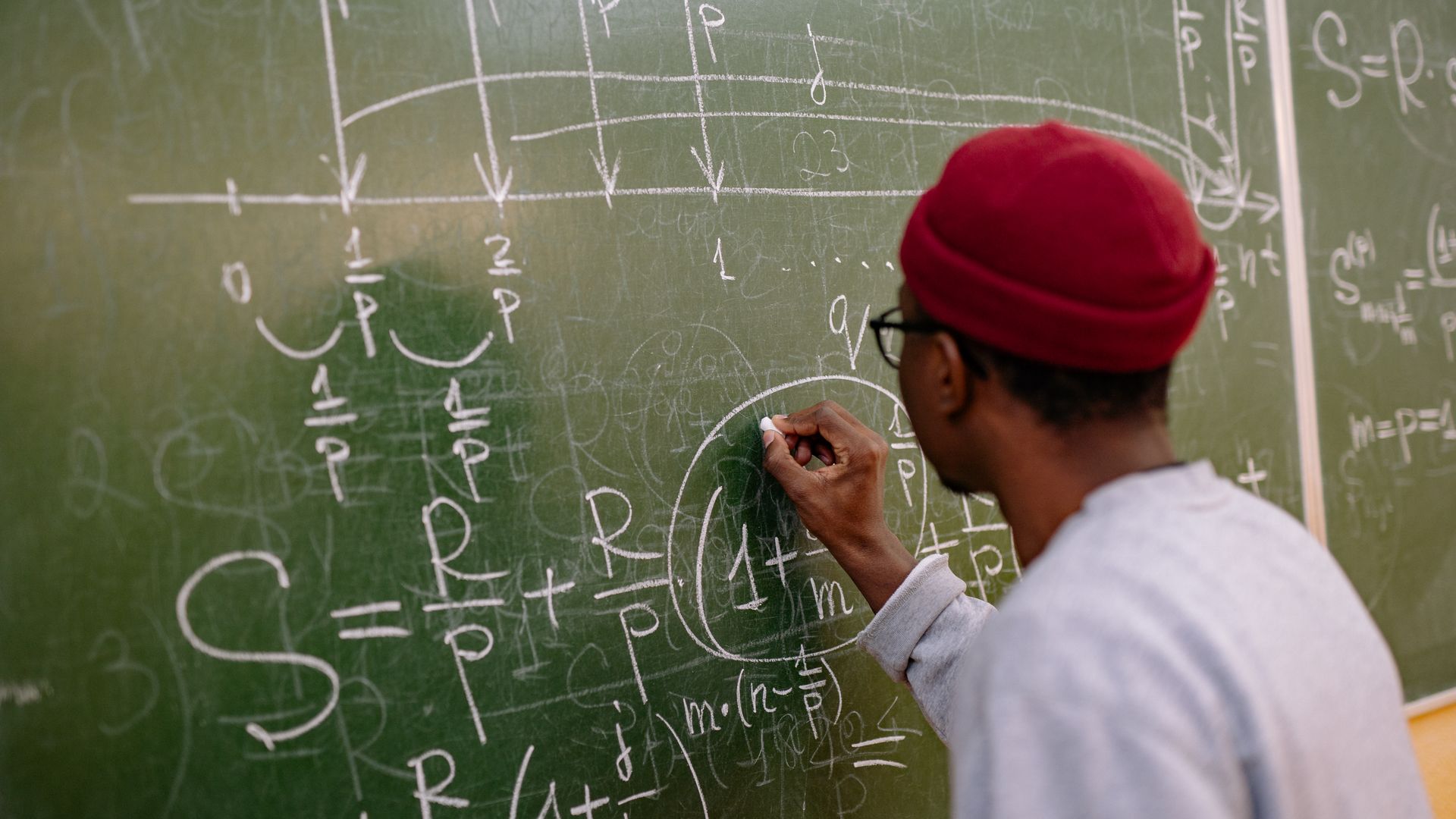 Students learning