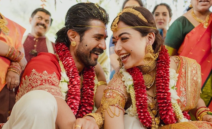 Traditional wedding couple