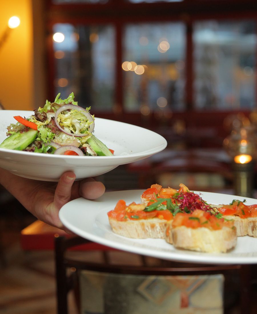 Plated dish
